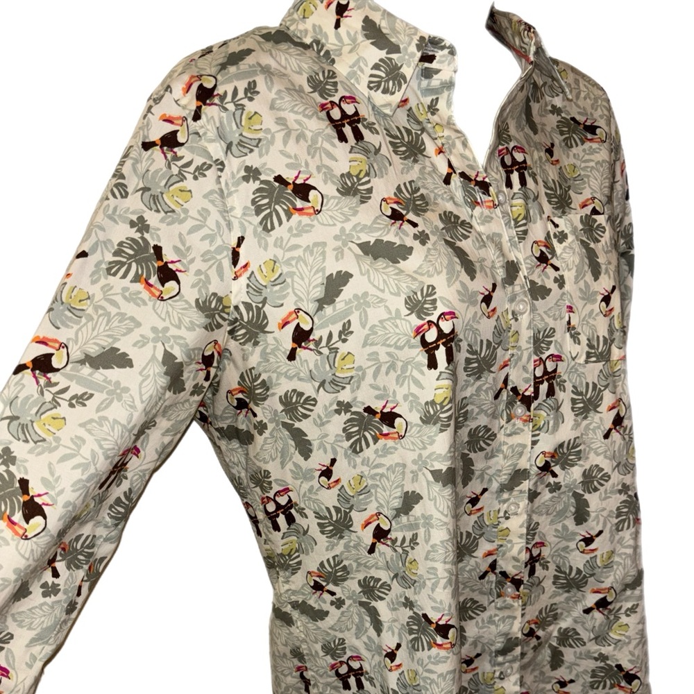 Croft & Barrow Toucan Print Blouse
